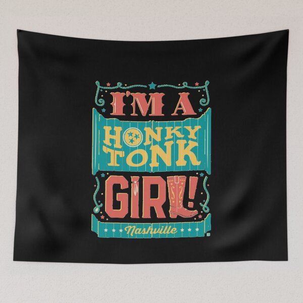 Item preview, I’m a honky Toni girl - Loretta Lynn  designed and sold by NomiBee.