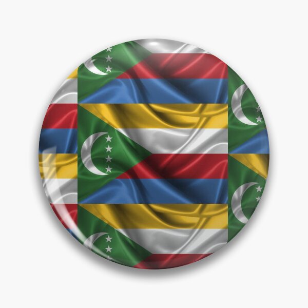 Item preview, Comoros Miniature Flag Pattern designed and sold by Mxdesign888.