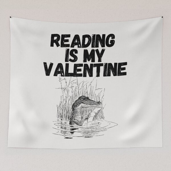 Item preview, reading is my valentine designed and sold by mikoala50.