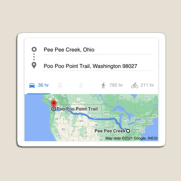 Item preview, Pee Pee Creek To Poo Poo Point designed and sold by DavidMcJunkin.