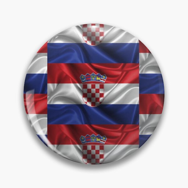 Item preview, Croatia Miniature Flag Pattern designed and sold by Mxdesign888.