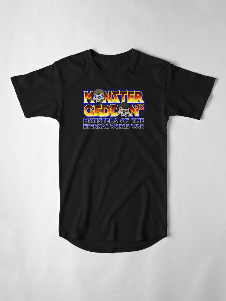 Thumbnail 4 of 5, Long T-Shirt, MONSTERGEDDON 42 Logo Block designed and sold by MONSTERGEDDON42.