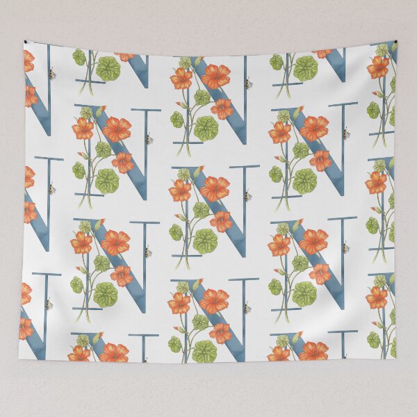 Item preview, N is for Nasturtium  designed and sold by Theodora Gould.