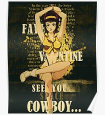 Cowboy Bebop Faye Valentine Poster