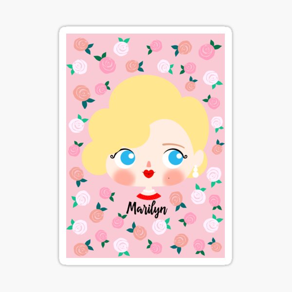 Item preview, Marilyn Monroe - Roses - D13 designed and sold by MVG designs.