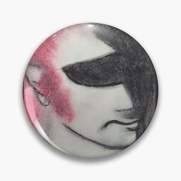Item preview, Layne Staley profile pink and black pastel designed and sold by Raineylanes.