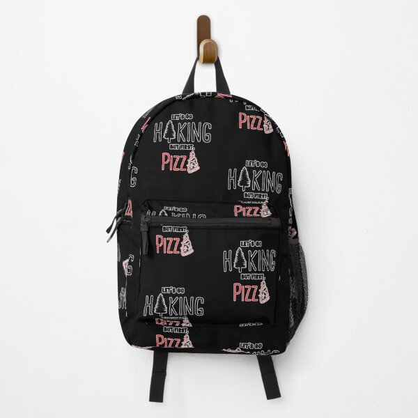 Aperçu de l'œuvre Allons faire de la randonnée mais première pizza - La randonnée et l'amour de la pizza créée et vendue par Rabbitti.