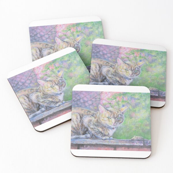 Item preview, Cat and Mouse - watching from wall with toy designed and sold by LittleLiz.