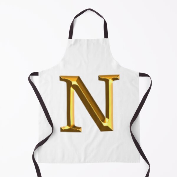 Item preview, Gold Upper Case Letter N designed and sold by molamode.
