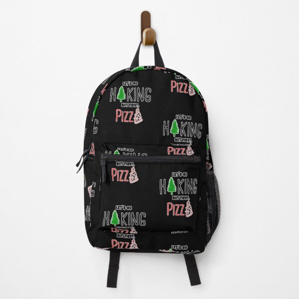 Aperçu de l'œuvre Allons faire de la randonnée mais première pizza - La randonnée et l'amour de la pizza créée et vendue par Rabbitti.