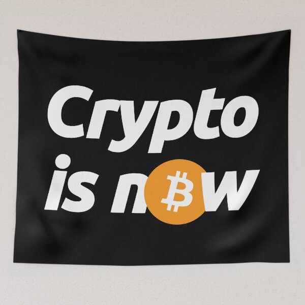 Item preview, Crypto is Now Bitcoin Time - Crypto Btc Blockchain Love Currency Quote designed and sold by elhefe.