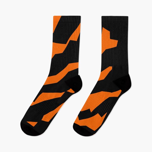 Item preview, Orange & Black Camouflage Pattern designed and sold by HommyOfficial.