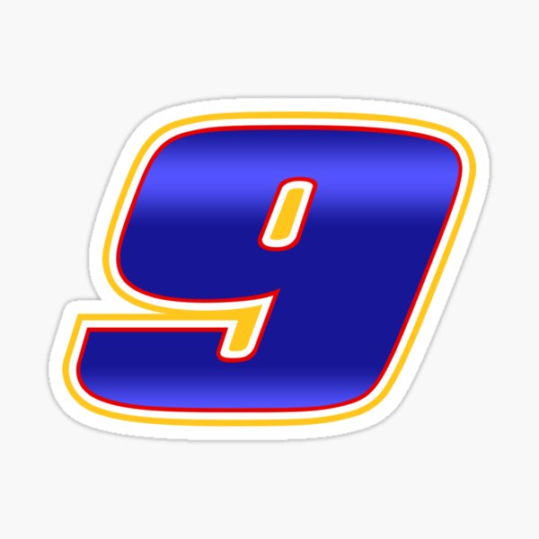Vista previa del artículo con la obra «Pegatina de Chase Elliott NASCAR», diseñado y vendido por MainEventMedia.