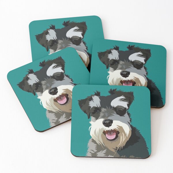 Item preview, Schnauzer dog art pets dogs cute sweet puppy designed and sold by Coolstuff4you71.