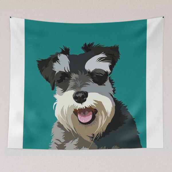 Item preview, Schnauzer dog art pets dogs cute sweet puppy designed and sold by Coolstuff4you71.