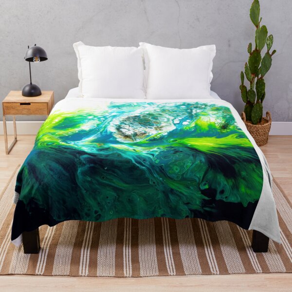 Item preview, Campos de algas Modern Abstract Flow Art designed and sold by DexheimerStd.