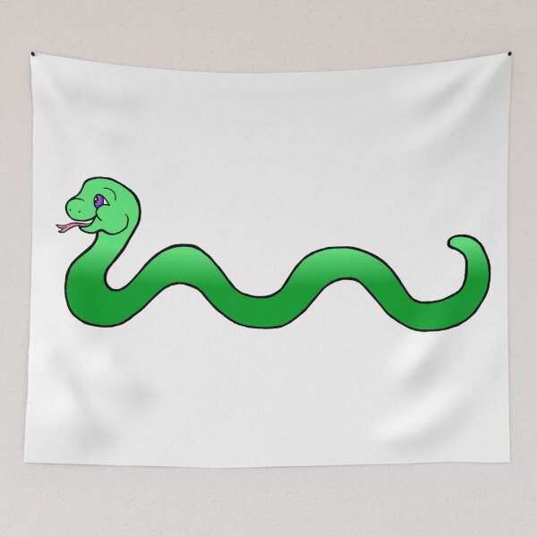 Item preview, Cute Baby Green Cartoon Snake  designed and sold by Deborah Camp.