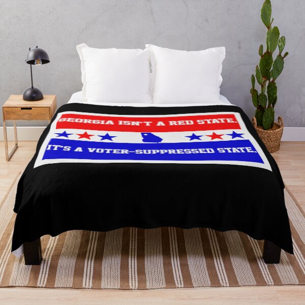 Item preview, Georgia isn’t a red state. It’s a voter-suppressed state. Stacey Abrams, Georgia Governor,  designed and sold by Van-Tees.