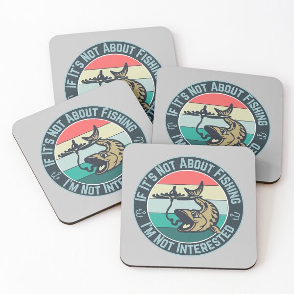 Item preview, If It's Not About Fishing I'm Not Interested Vintage Design designed and sold by 74ninetees.