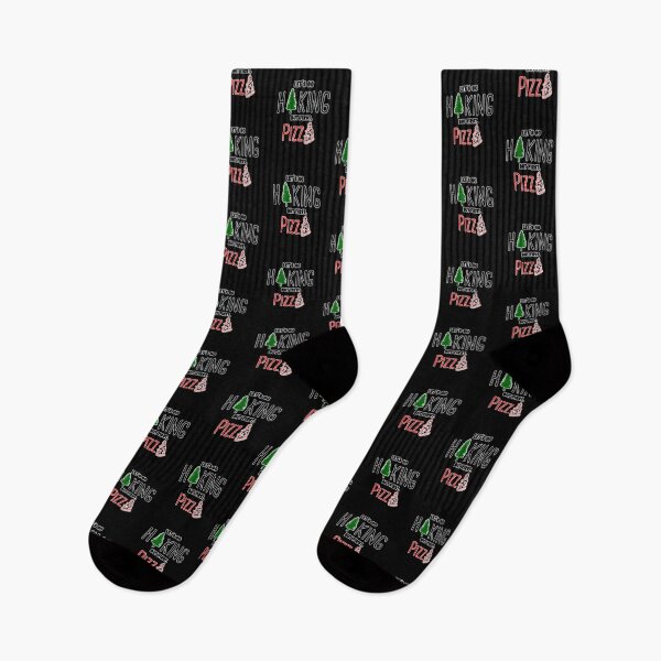 Item preview, Hiking and Pizza.  Take a Hike and Eat Pizza. designed and sold by Rabbitti.
