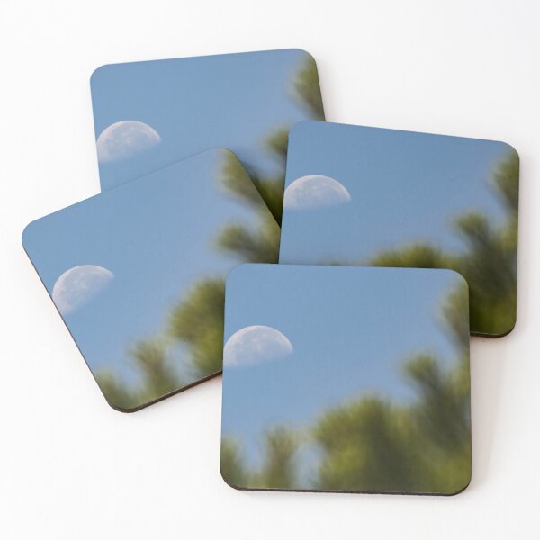 Item preview, Early Morning Moon over Pines designed and sold by Doug Greenwald.