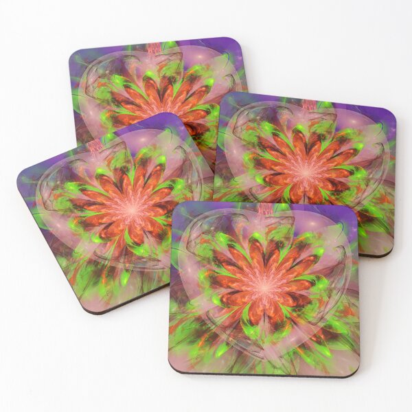 Item preview, Fractal Hearts and Flowers 010321lr1 designed and sold by Campbell Gallery.
