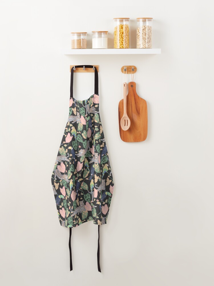 Thumbnail 4 of 6, Apron, Sunset Jungle designed and sold by Vanusa Schorn.