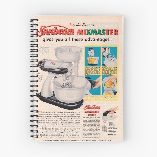 Item preview, Sunbeam MixMaster advert - vintage Kitchen designed and sold by boojun.