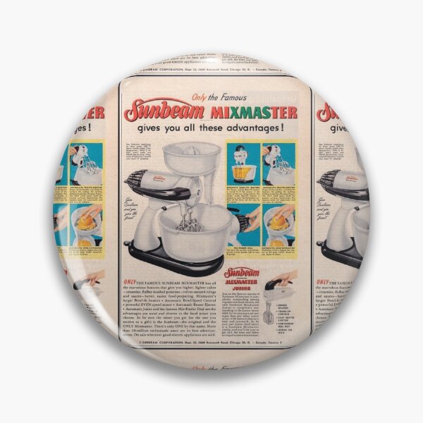 Item preview, Sunbeam MixMaster advert - vintage Kitchen designed and sold by boojun.