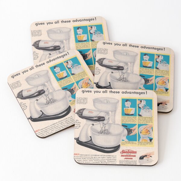 Item preview, Sunbeam MixMaster advert - vintage Kitchen designed and sold by boojun.