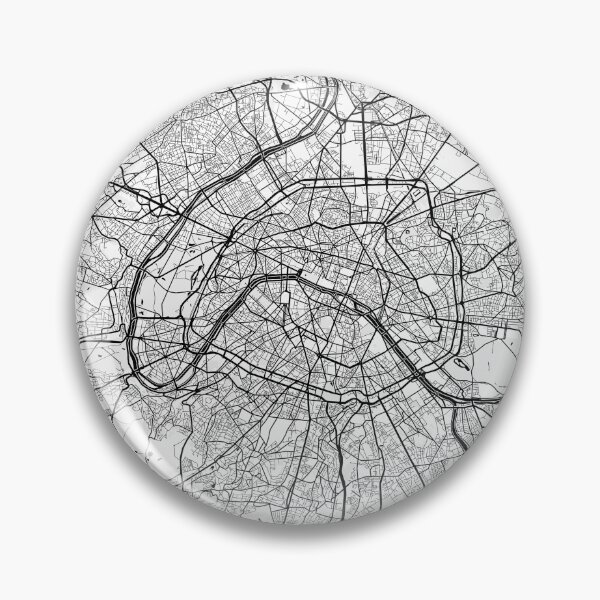 Item preview, Paris France Vintage Street Map With Co-ordinates designed and sold by RossWilson12.