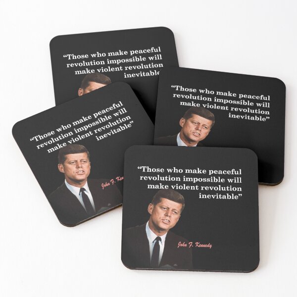 Item preview, John F. Kennedy Quote On Peaceful Revolution designed and sold by My Photo Shop.