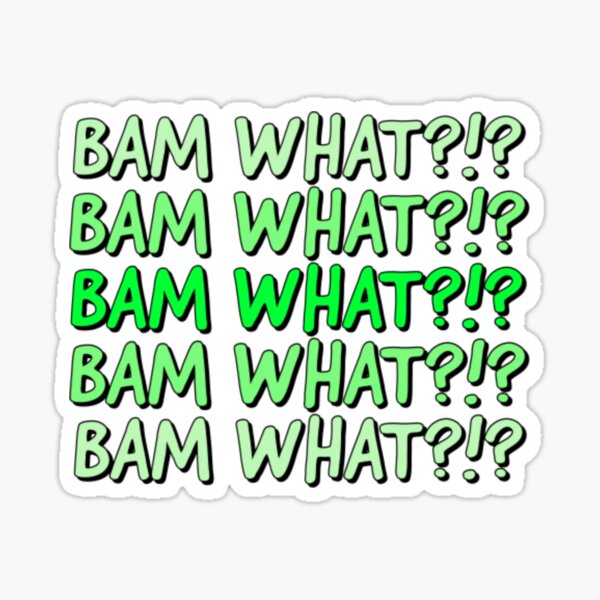 Item preview, BAM WHAT?! Green Text Liv and Maddie Masks, stickers, shirts designed and sold by SacredsDesigns.