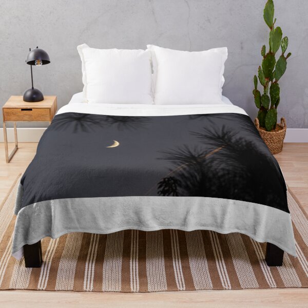 Item preview, Moon and Jet Trail in Trees designed and sold by Doug Greenwald.