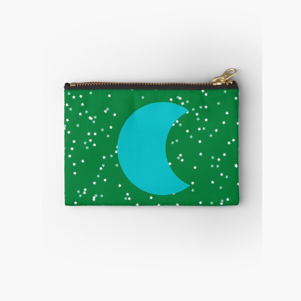 Item preview, Blue Crescent Moon in Green Sky designed and sold by ShaunSandhu.