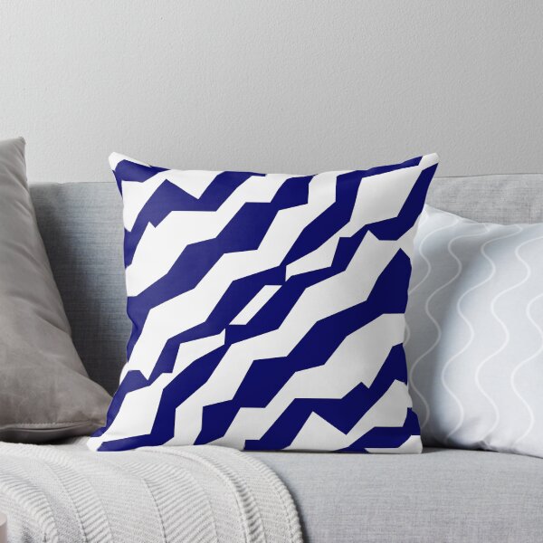Item preview, White & Deep Blue Camouflage Pattern designed and sold by HommyOfficial.