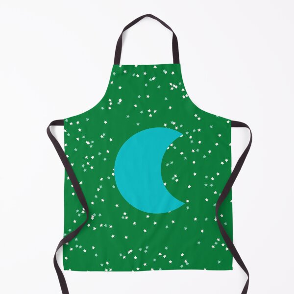 Item preview, Blue Crescent Moon in Green Sky designed and sold by ShaunSandhu.