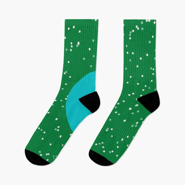 Item preview, Blue Crescent Moon in Green Sky designed and sold by ShaunSandhu.