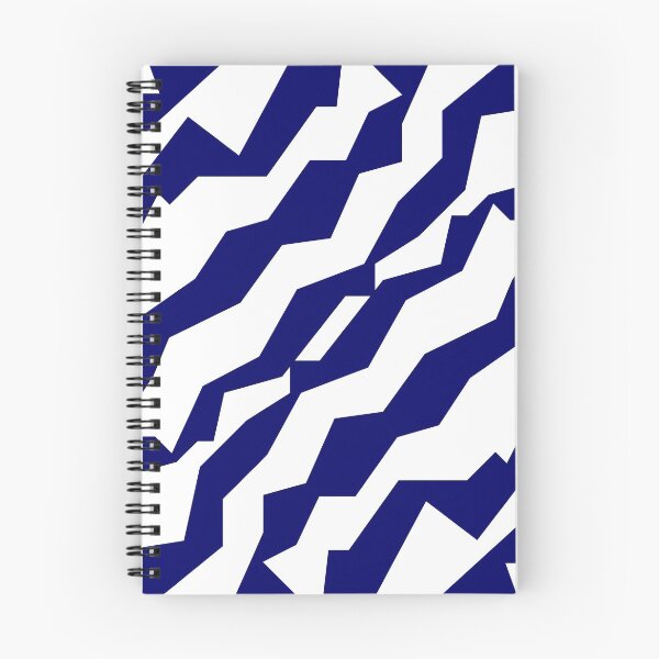Item preview, White & Deep Blue Camouflage Pattern designed and sold by HommyOfficial.
