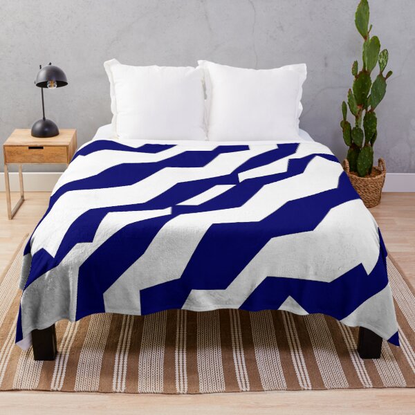 Item preview, White & Deep Blue Camouflage Pattern designed and sold by HommyOfficial.