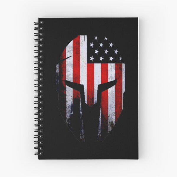 Item preview, US Flag Spartan Helmet designed and sold by FanAuto.
