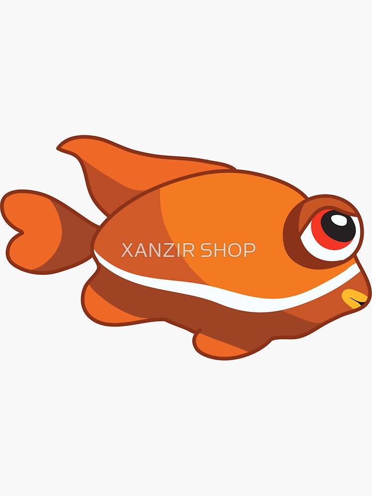 "Orange Bratz Baby Fish Tank" Sticker by Redbubble
