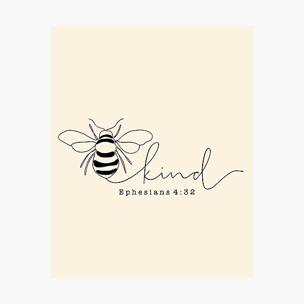 Item preview, Bee Kind - black design for stickers, clothing, masks, etc. designed and sold by Kendyl Stewart.