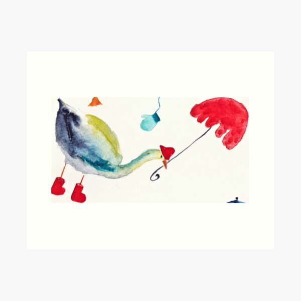 Aperçu de l'œuvre Wellies Goose créée et vendue par AlaCraciun.