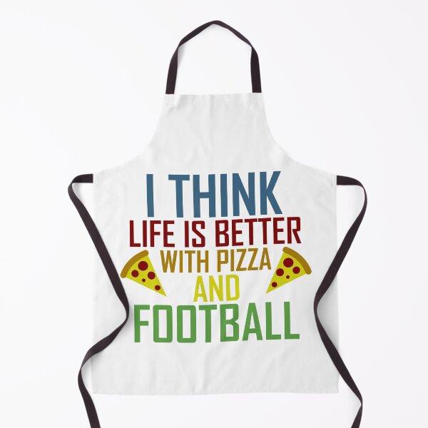 Artikelvorschau, Mit Pizza und Fußball ist das Leben besser entworfen und verkauft von AJ-DesignCo.