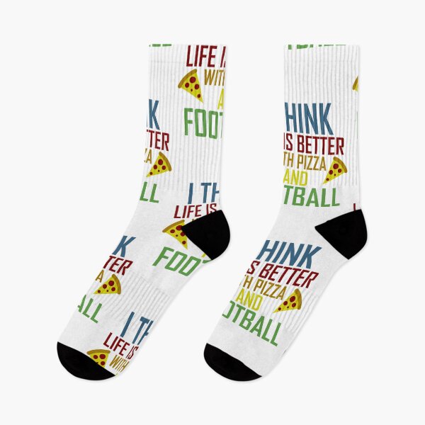 Item preview, Life Is Better With Pizza And Football designed and sold by AJ-DesignCo.