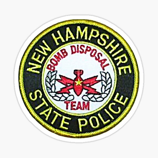 New Hampshire State Police Bomb Disposal Team Sticker
