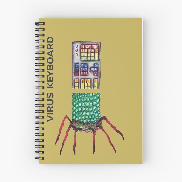 Item preview, VIRUS KEYBOARD by FrankenDuo gold tacha designed and sold by FrankenDuo.