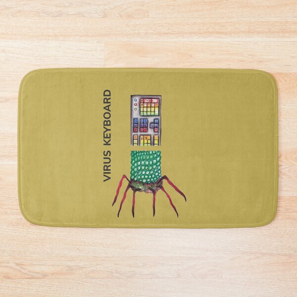 Item preview, VIRUS KEYBOARD by FrankenDuo gold tacha designed and sold by FrankenDuo.