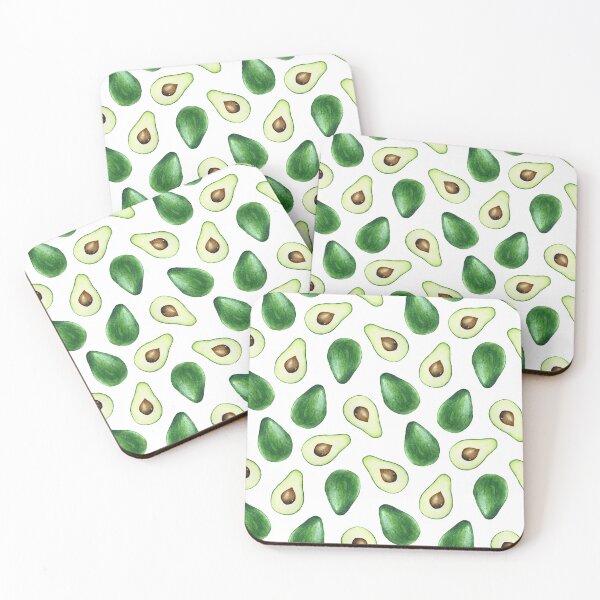 Item preview, Avocado pattern white designed and sold by Lyubava.